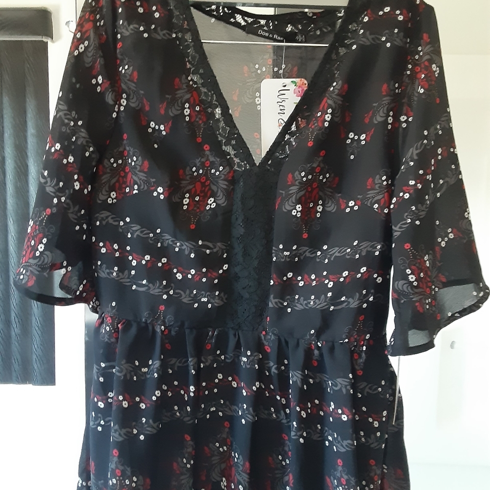 Doe and Rae anthropology modcloth type dress